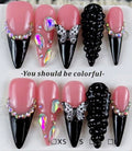 3D Butterfly handmade nails